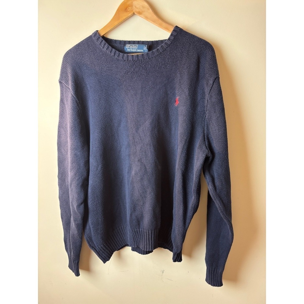 Mens 2XL Polo By Ralph Lauren Pullover Sweater Preppy Academia Workwear